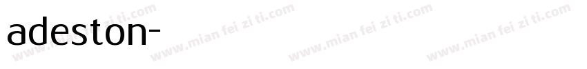 adeston字体转换