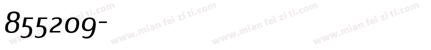 855209字体转换