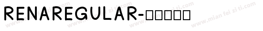 RENAREGULAR字体转换