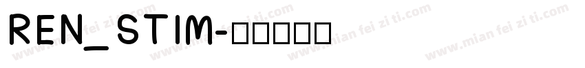 REN_STIM字体转换