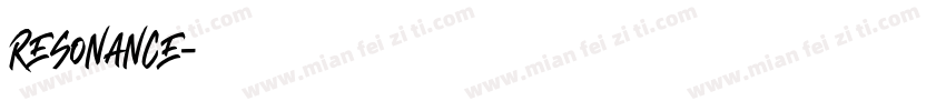 Resonance字体转换