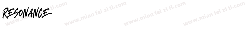 Resonance字体转换