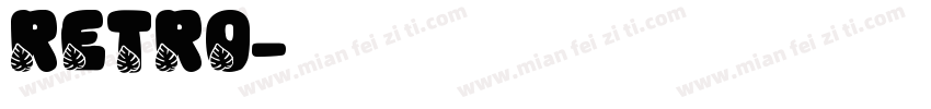 Retro字体转换