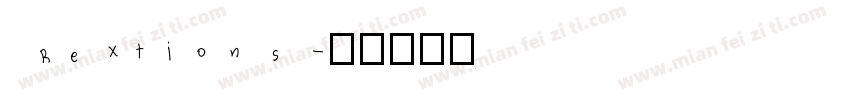 Rextions字体转换