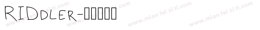 RIDdler字体转换