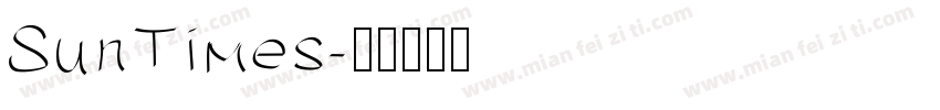 SunTimes字体转换