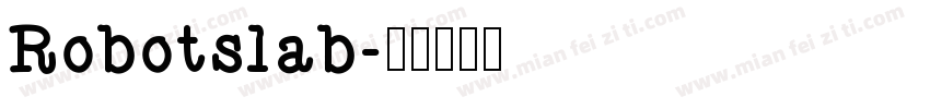 Robotslab字体转换