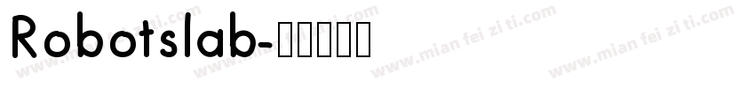 Robotslab字体转换