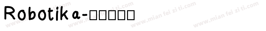 Robotika字体转换