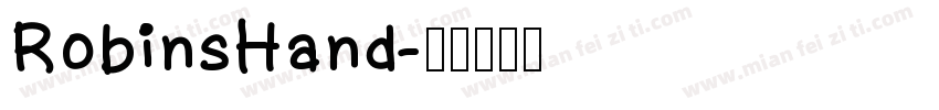 RobinsHand字体转换