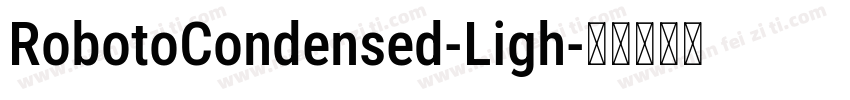 RobotoCondensed-Ligh字体转换