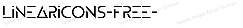 Linearicons-Free字体转换