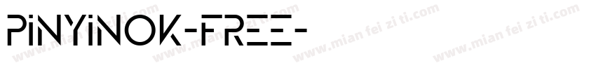 pinyinok-Free字体转换