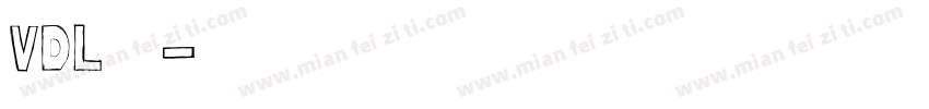 VDL京千社字体转换