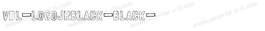 vdl-logojrblack-black字体转换
