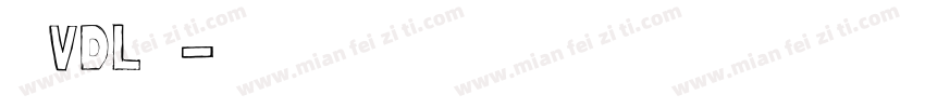 方正VDL建筑字体转换