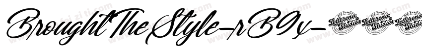 BroughtTheStyle-rB9x字体转换
