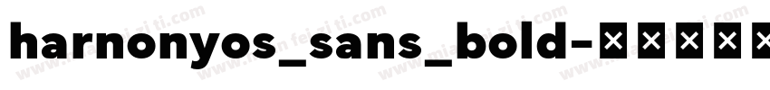 harnonyos_sans_bold字体转换