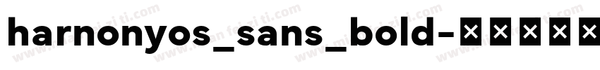 harnonyos_sans_bold字体转换
