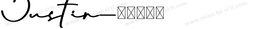 Justin字体转换
