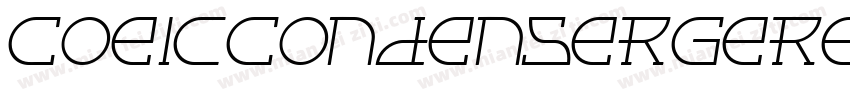 CoeicCondenseRgeRegula字体转换