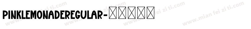 PinkLemonadeRegular字体转换