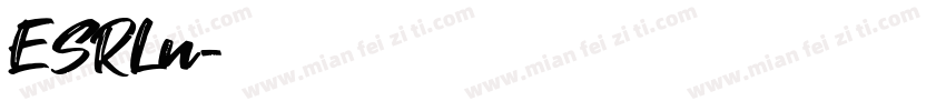 ESRLn字体转换