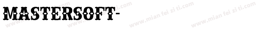 MasterSoft字体转换