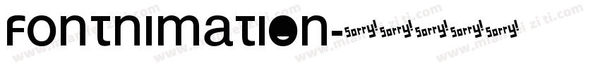 FONTnimation字体转换