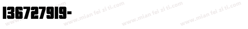 136727919字体转换