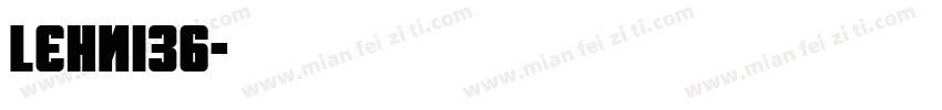 LEHN136字体转换