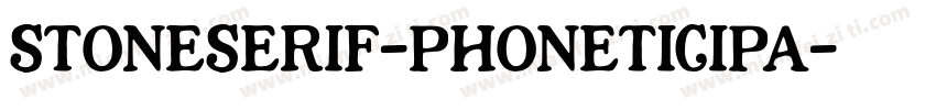 StoneSerif-PhoneticIPA字体转换