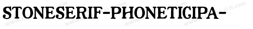 StoneSerif-PhoneticIPA字体转换