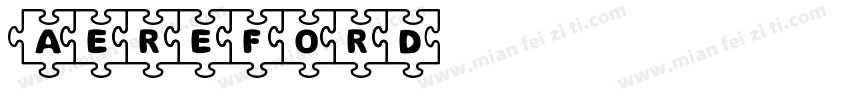 aereford字体转换