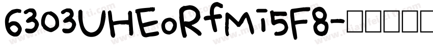 6303UHEoRfMi5F8字体转换