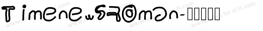 TimenewsRoman字体转换