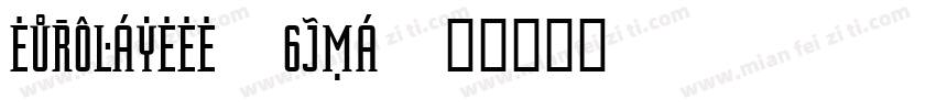 Eurolayeee-6jmA字体转换