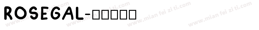 ROSEGAL字体转换