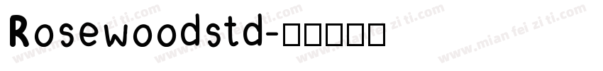Rosewoodstd字体转换