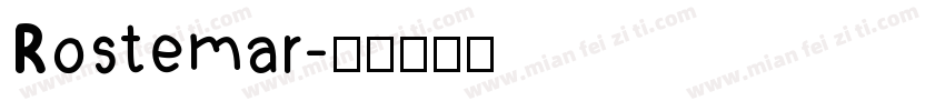 Rostemar字体转换
