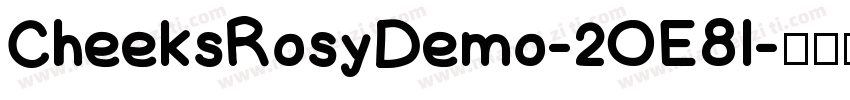 CheeksRosyDemo-2OE8l字体转换