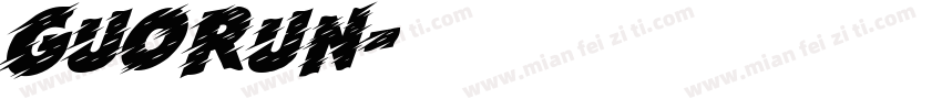 GuoRun字体转换
