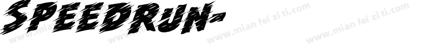 SpeedRun字体转换