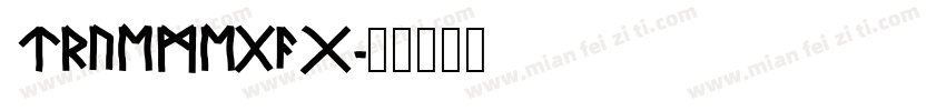 TrueMegaG字体转换