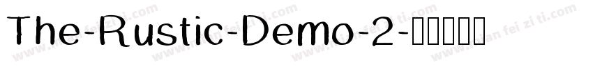 The-Rustic-Demo-2字体转换