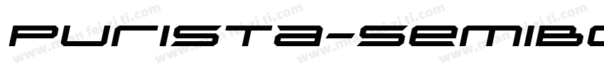 Purista-SemiBoldItal字体转换