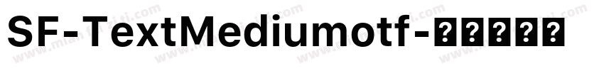 SF-TextMediumotf字体转换