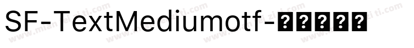 SF-TextMediumotf字体转换