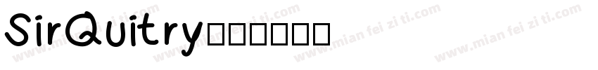 SirQuitry字体转换