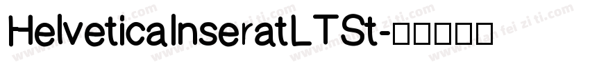 HelveticaInseratLTSt字体转换
